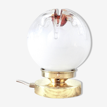 Murano globe table lamp