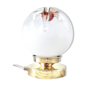 Murano globe table lamp