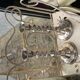 Pair of vintage silver metal candlesticks