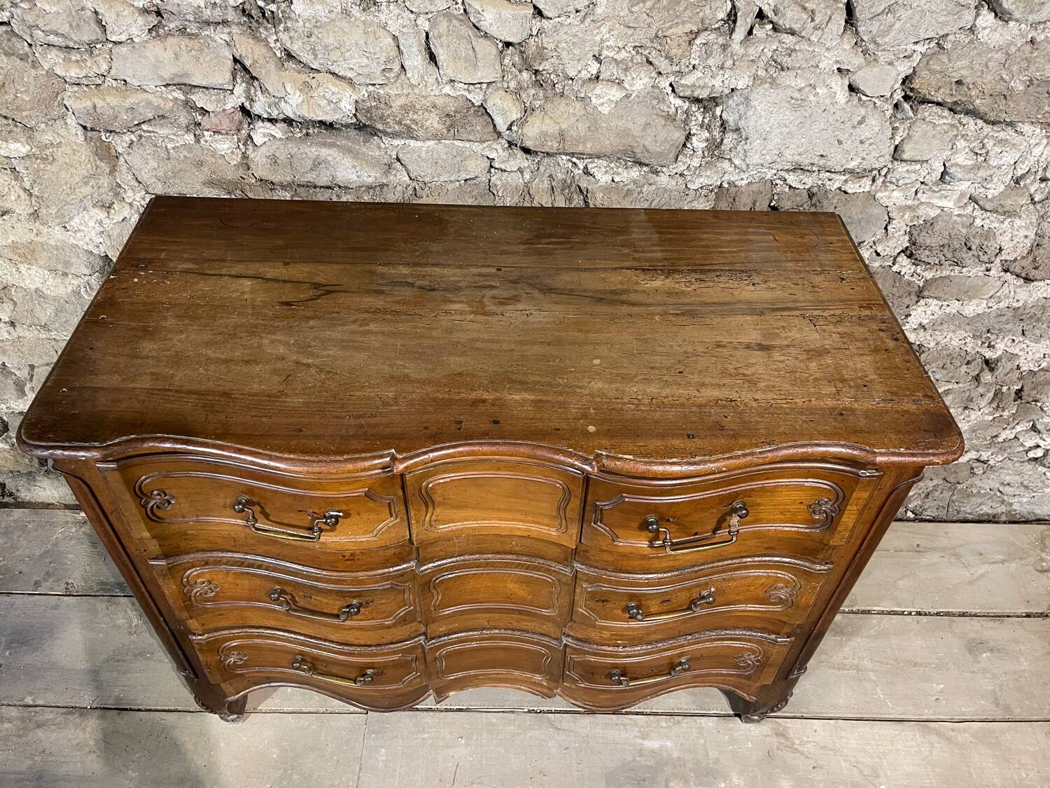 19th century crossbow chest of drawers.