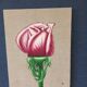 Pair of floral canvas