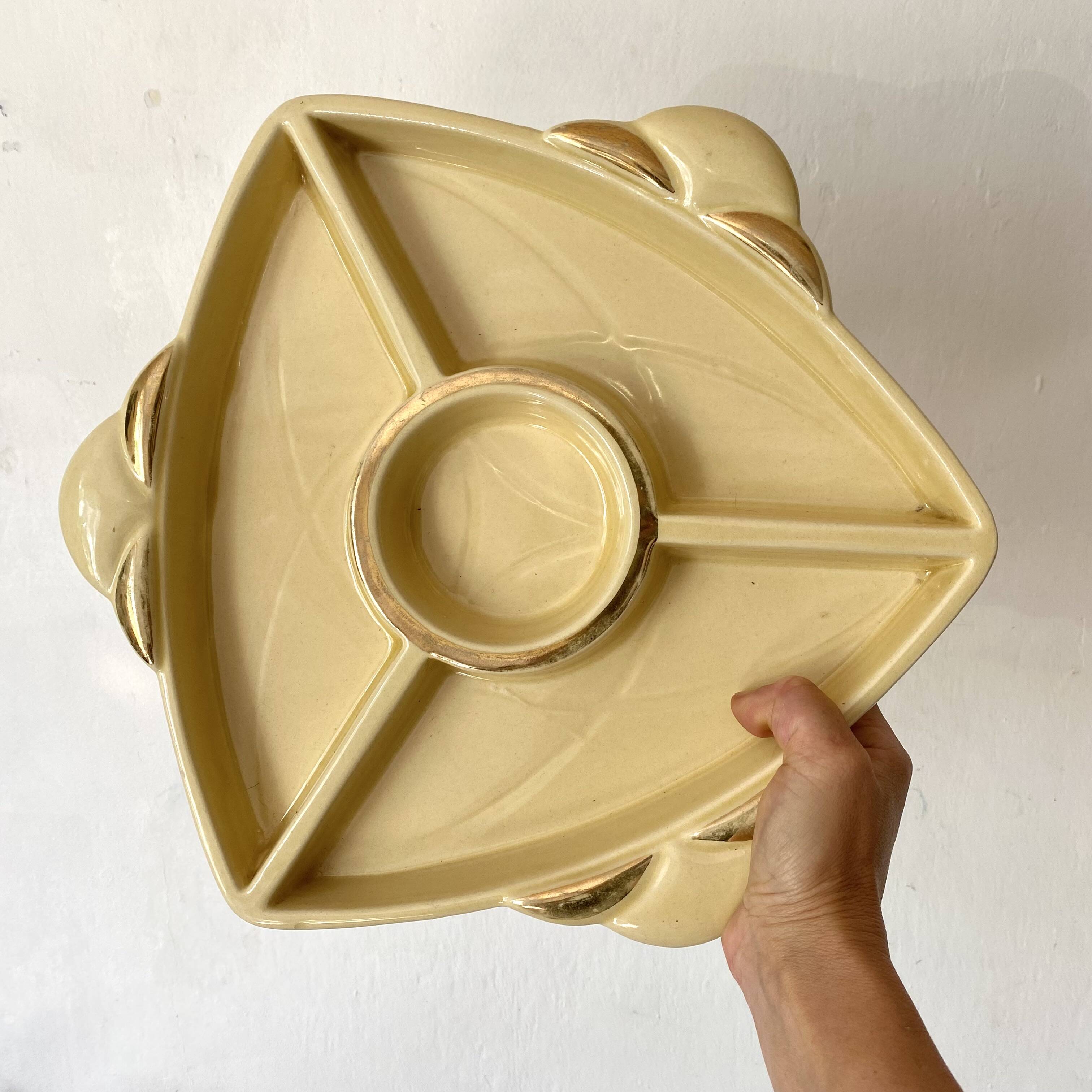 Art Deco table or aperitif serving dish 36 cm