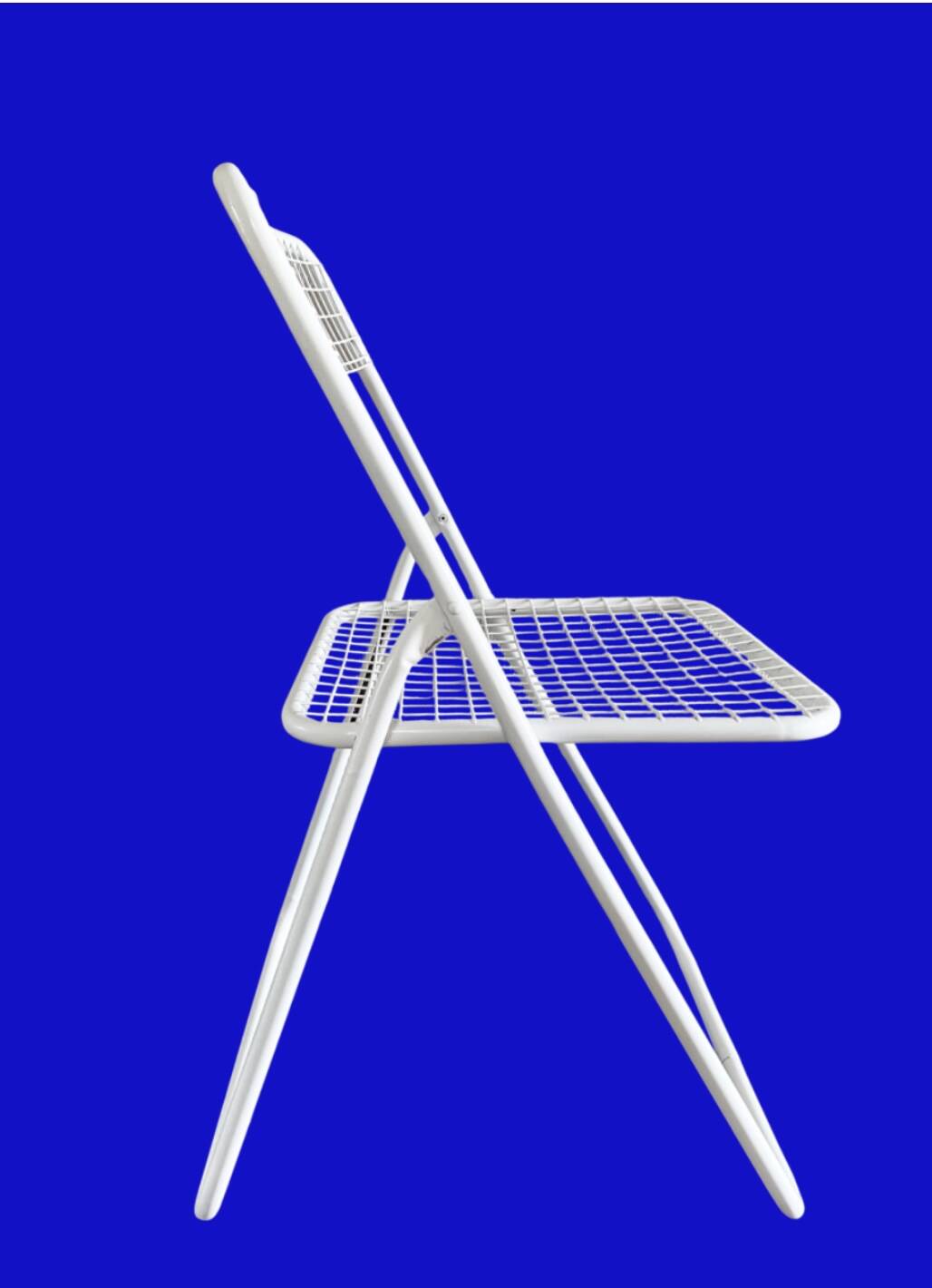 Metal folding chair