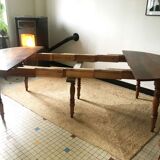 Table à volets ancienne en bois massif