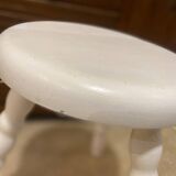 White tripod stool