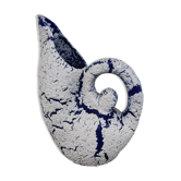 Blue and white ceramic pitcher