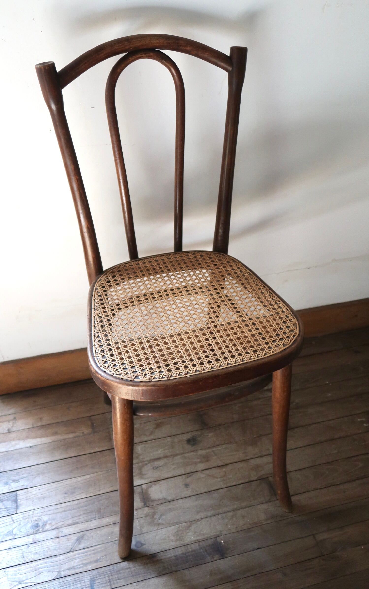 Canned bistro chair Thonet N°56 years 40