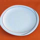 Suite of 6 plates Porcelain décor Symphony Chomette Favor France