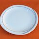 Suite de 6 assiettes  Porcelaine décor Symphonie Chomette Favor France