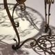 Vintage wrought iron coffee table -1940