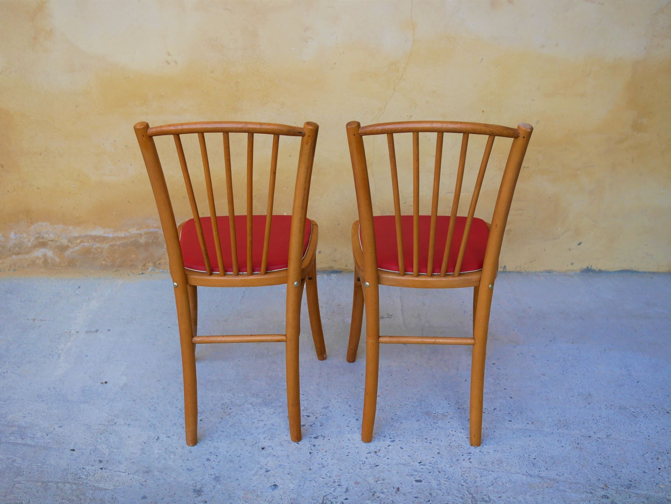 Pair of vintage bistro chairs