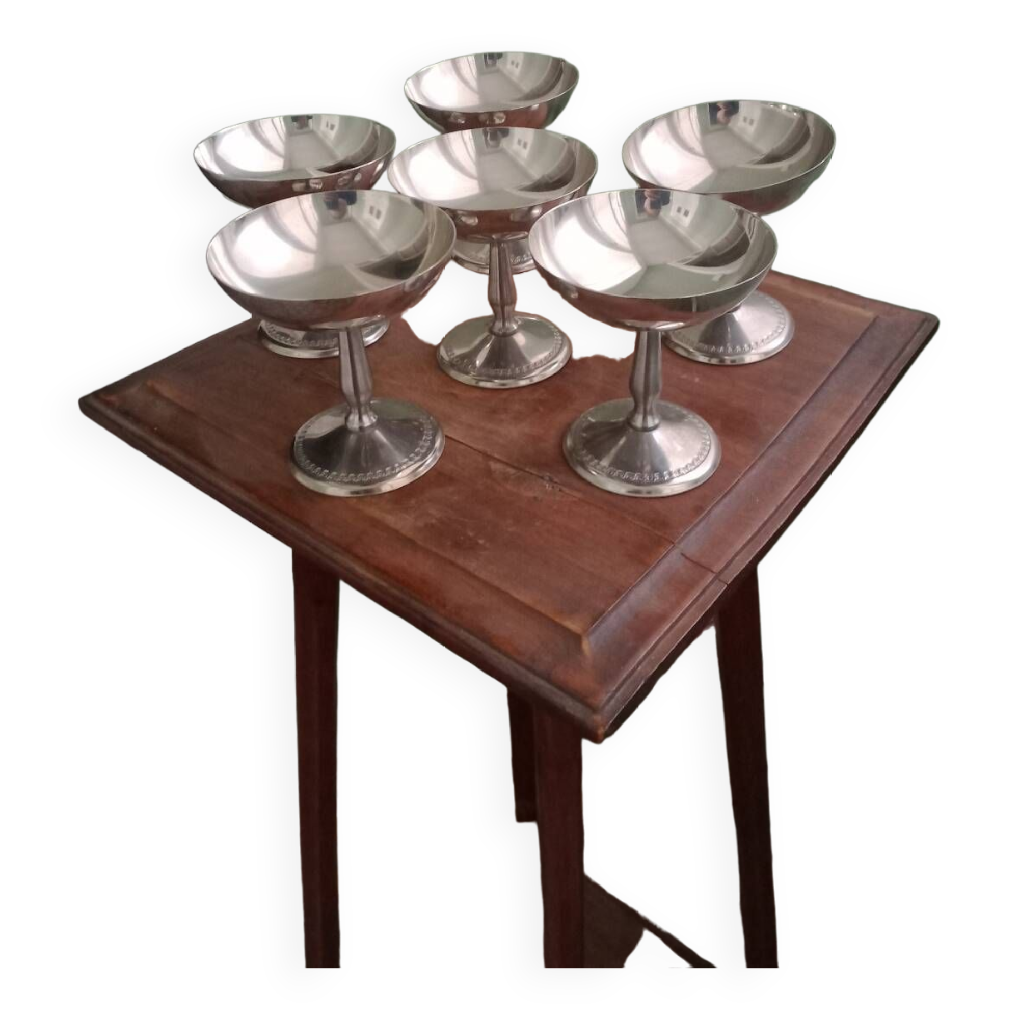 Metal ice cream cups