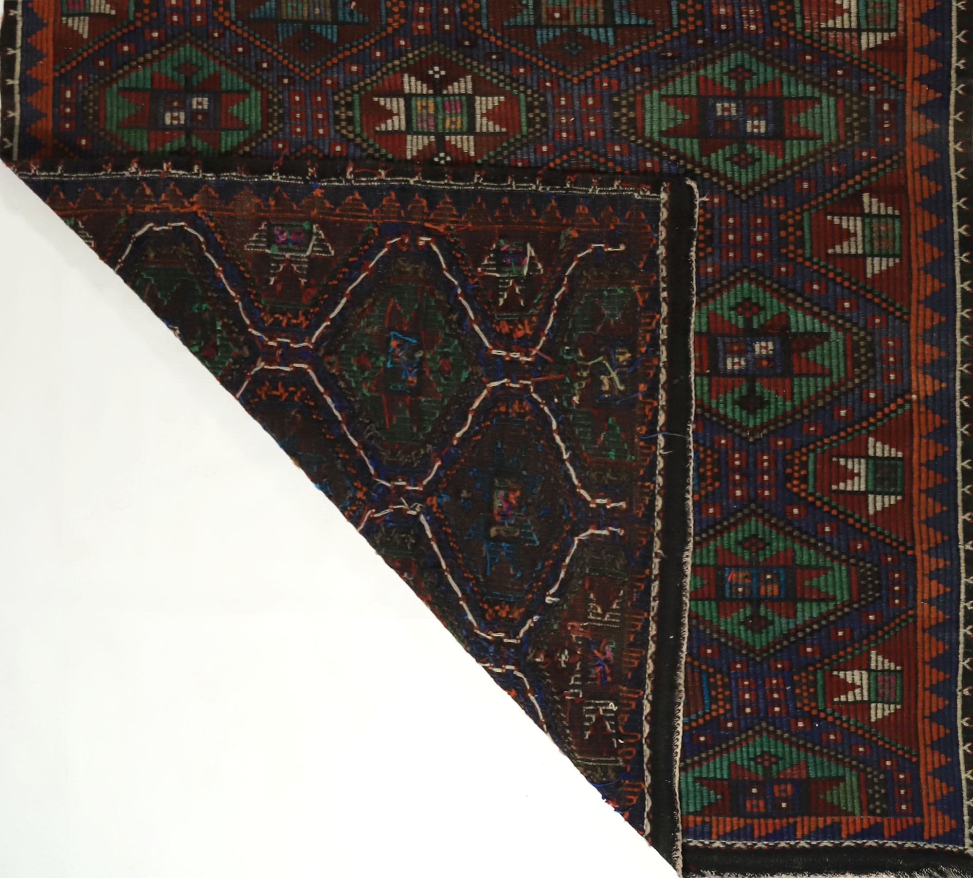 Anatolian handmade kilim rug 335 cm x 171 cm