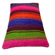 Vintage turkish kilim cushion cover, 30 x 50 cm