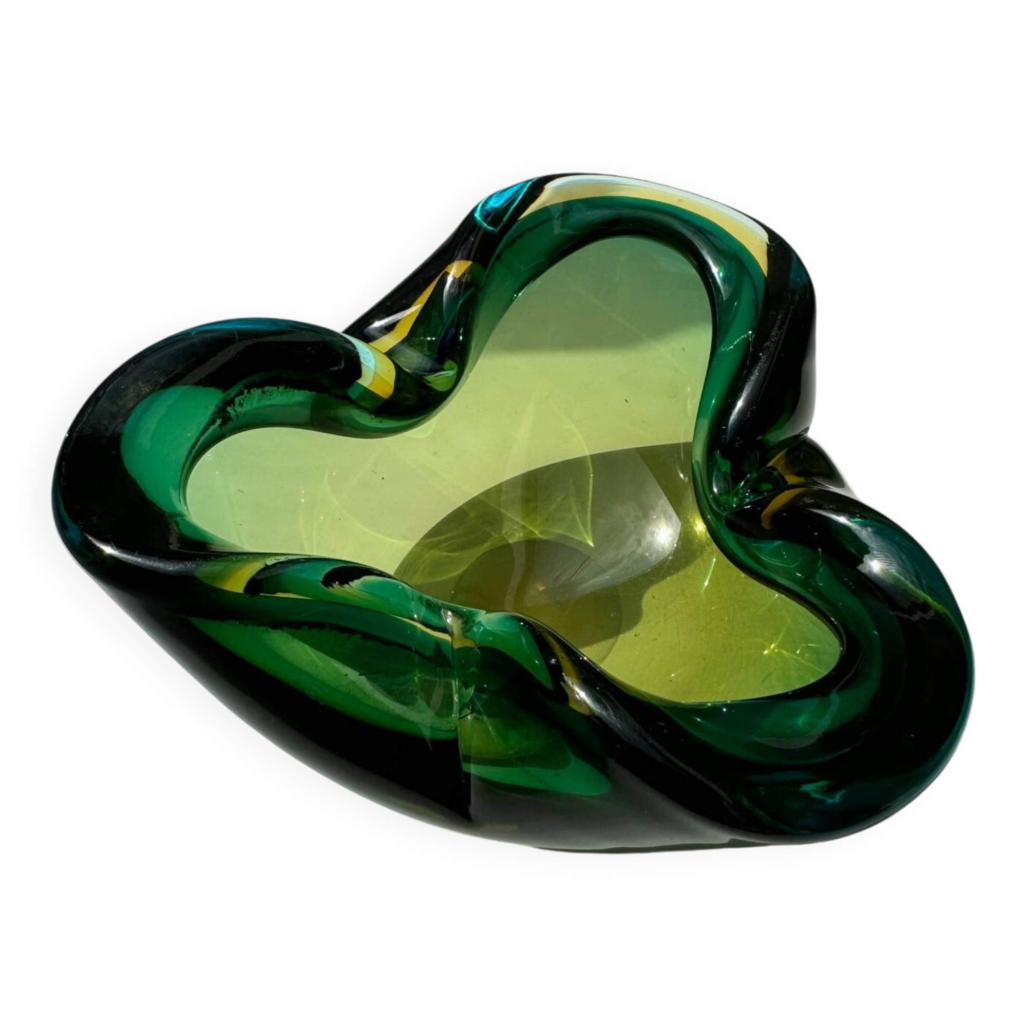 Coupe à bijoux en verre de Murano Cedenese