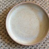 Series of 4 stoneware plates