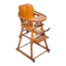 Baumann baby high chair, Baumann chair, wooden baby chair, vintage chair