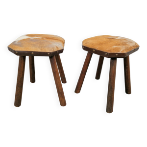 Tabourets à lait vintage - ensemble