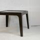 Table en fibre de verre, marron, France, circa 1970