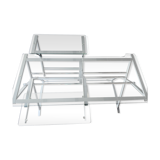 Bureau informatique en verre