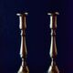 Pair of brass candlesticks