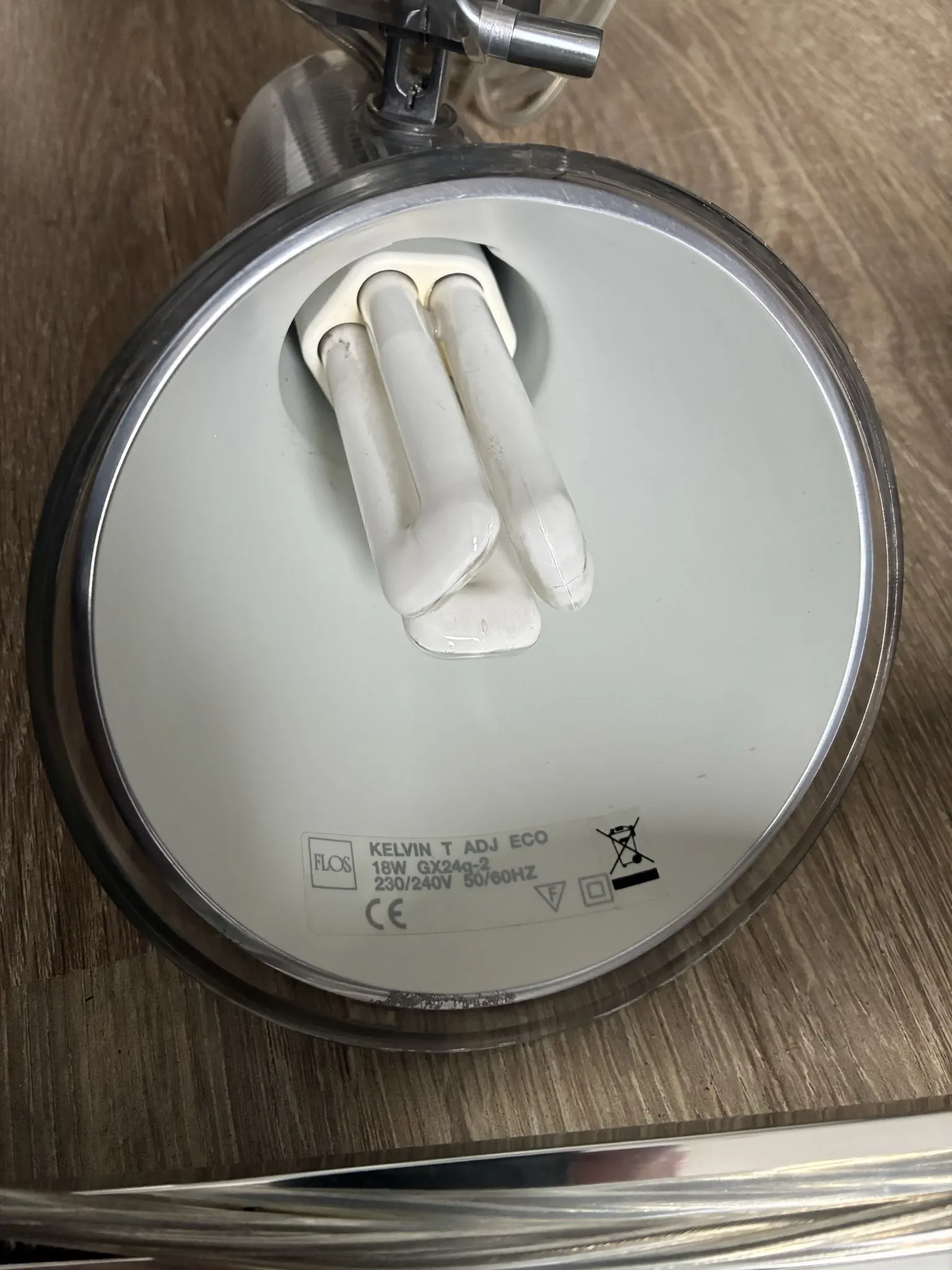 Pair of Flos Kelvin lamps by Antonio Citterio, wall-mounted version