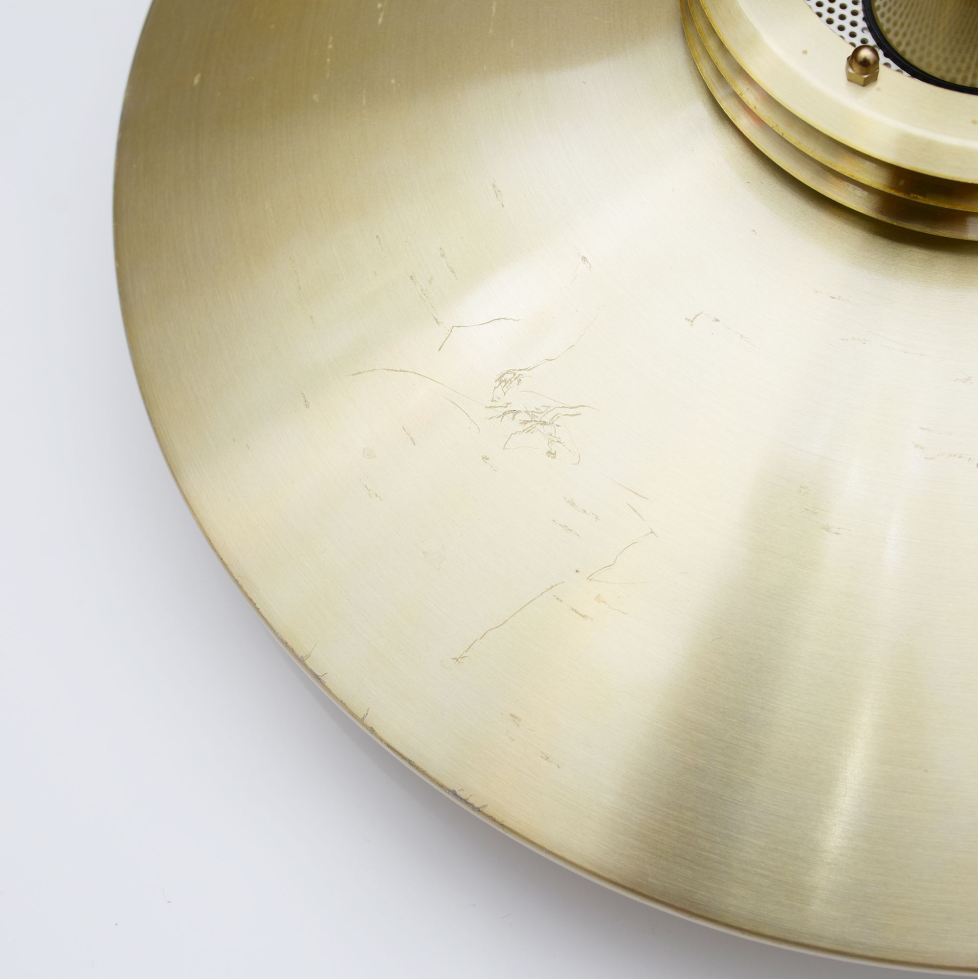Vintage pendant lamp in brass, Denmark 1960s