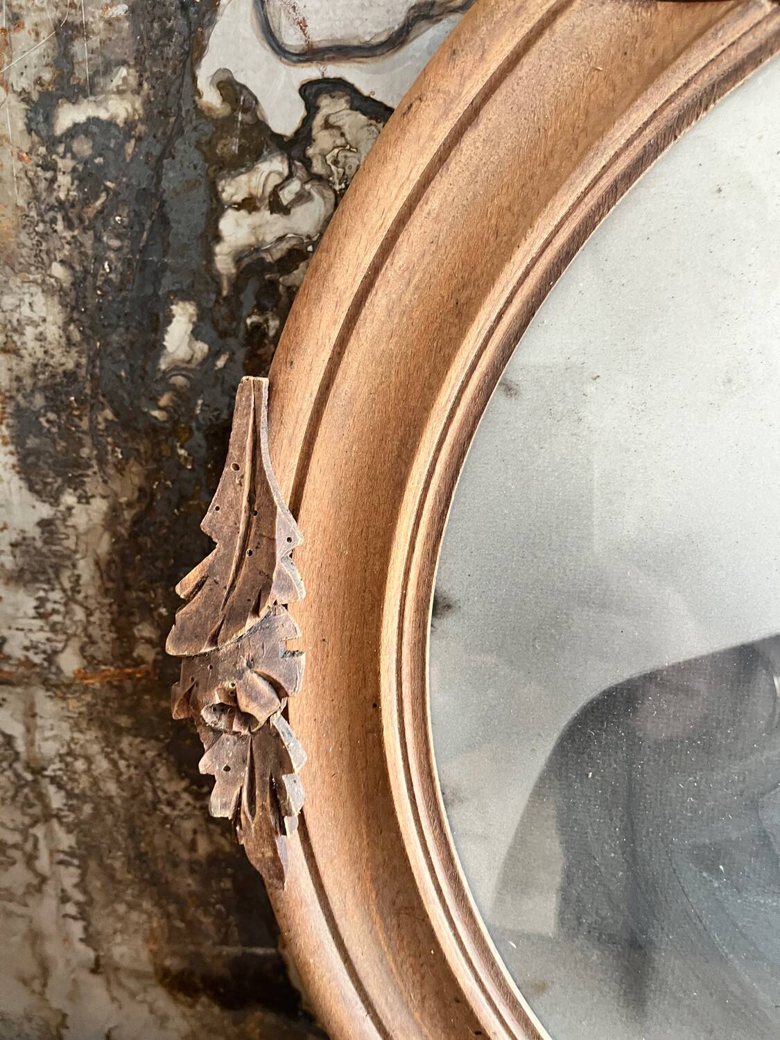 Framed old portraits