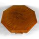 Octagonal Walnut Pedestal Table, Art Deco Modernist, France, c. 1930