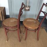 2 chaises cannées Josef Hoffmann