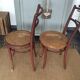 2 chairs canned Josef Hoffmann