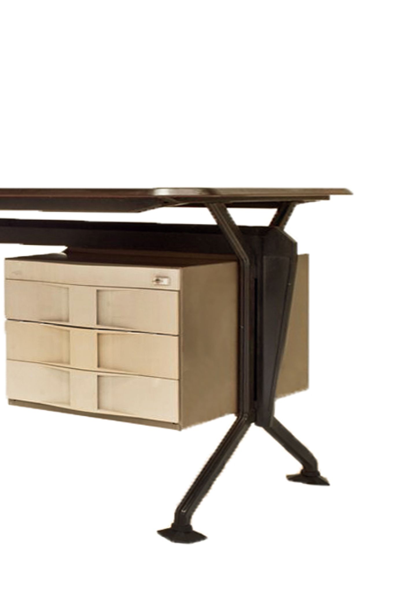 Bureau série Arco avec tiroir par BBPR pour Olivetti Synthesis, années 1960