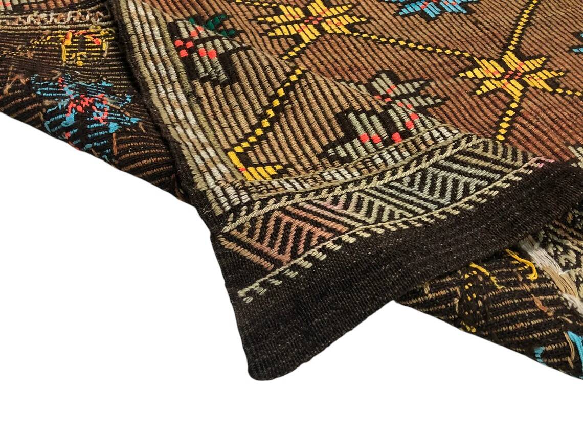 Oushak Geometric Vintage Anatolian Carpet