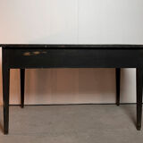 Black desk two drawers