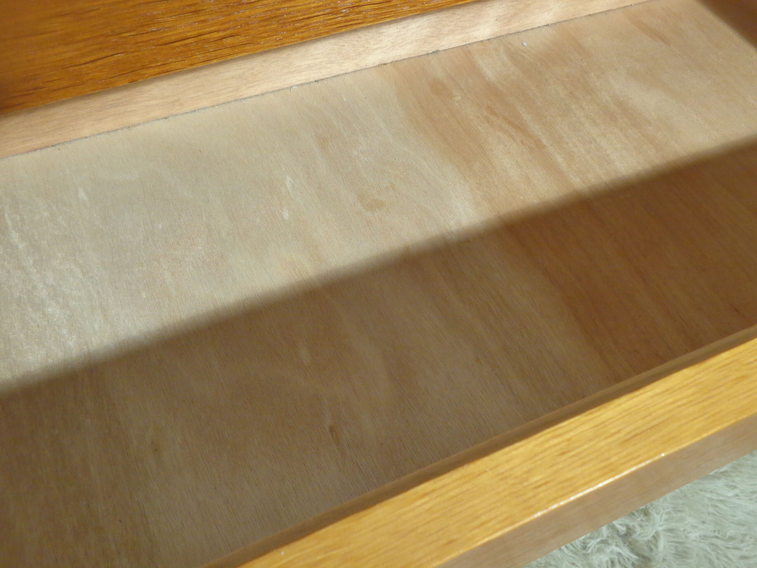 Vintage dresser 1960s light oak