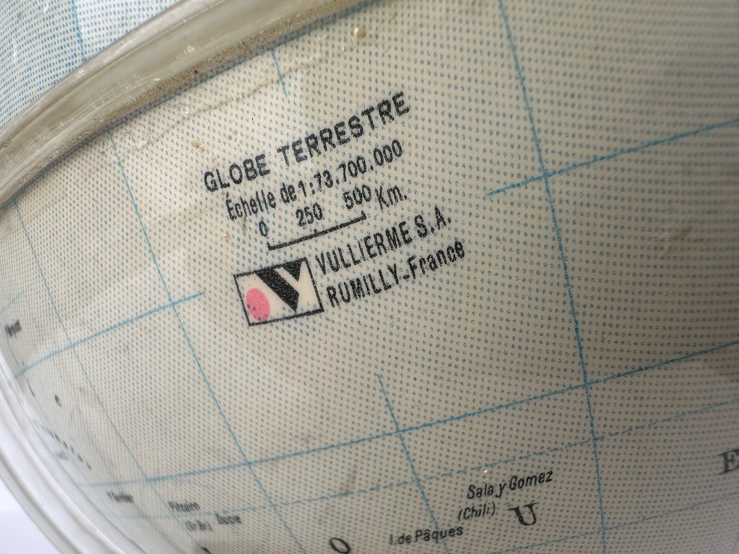 Globe vintage (lampe) – Globe Terrestre