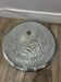 Fischer Leuchten ice glass ceiling light, chrome, 1970s