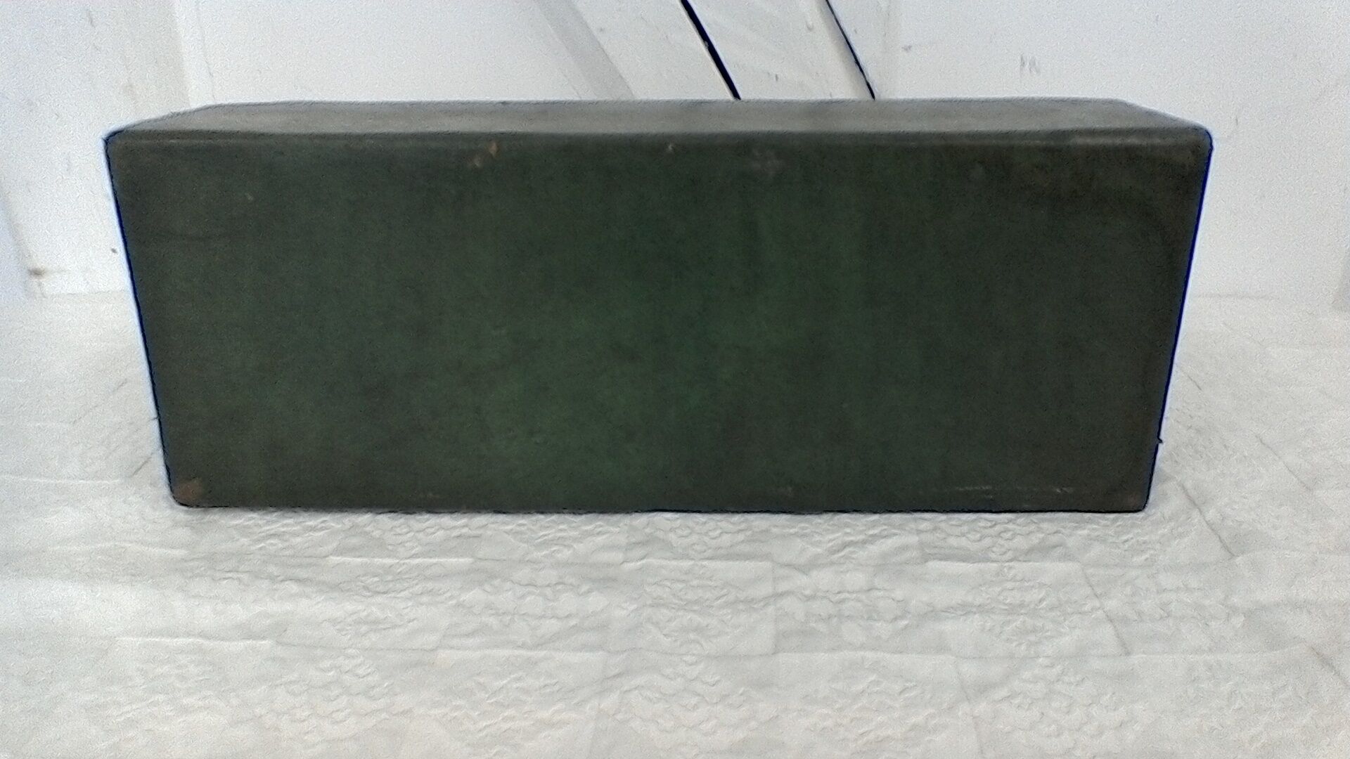 Storage box, leather, vintage