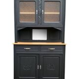 Parisian art deco buffet in solid walnut 1930