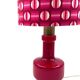 Space Age red glass table lamp, Italy 1960s