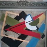 Constructivist canvas Oscar Tronek