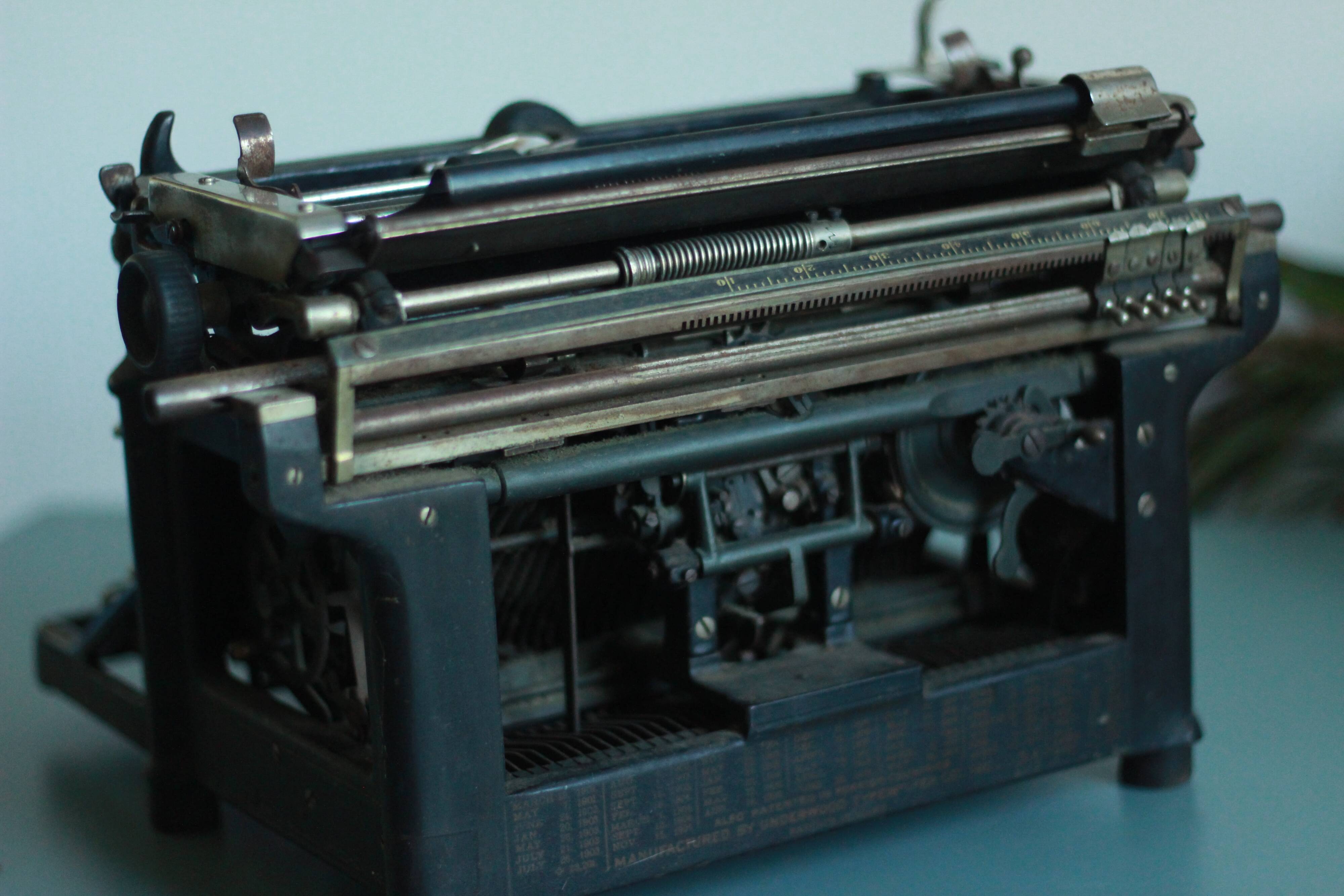 Underwood typewriter 1918
