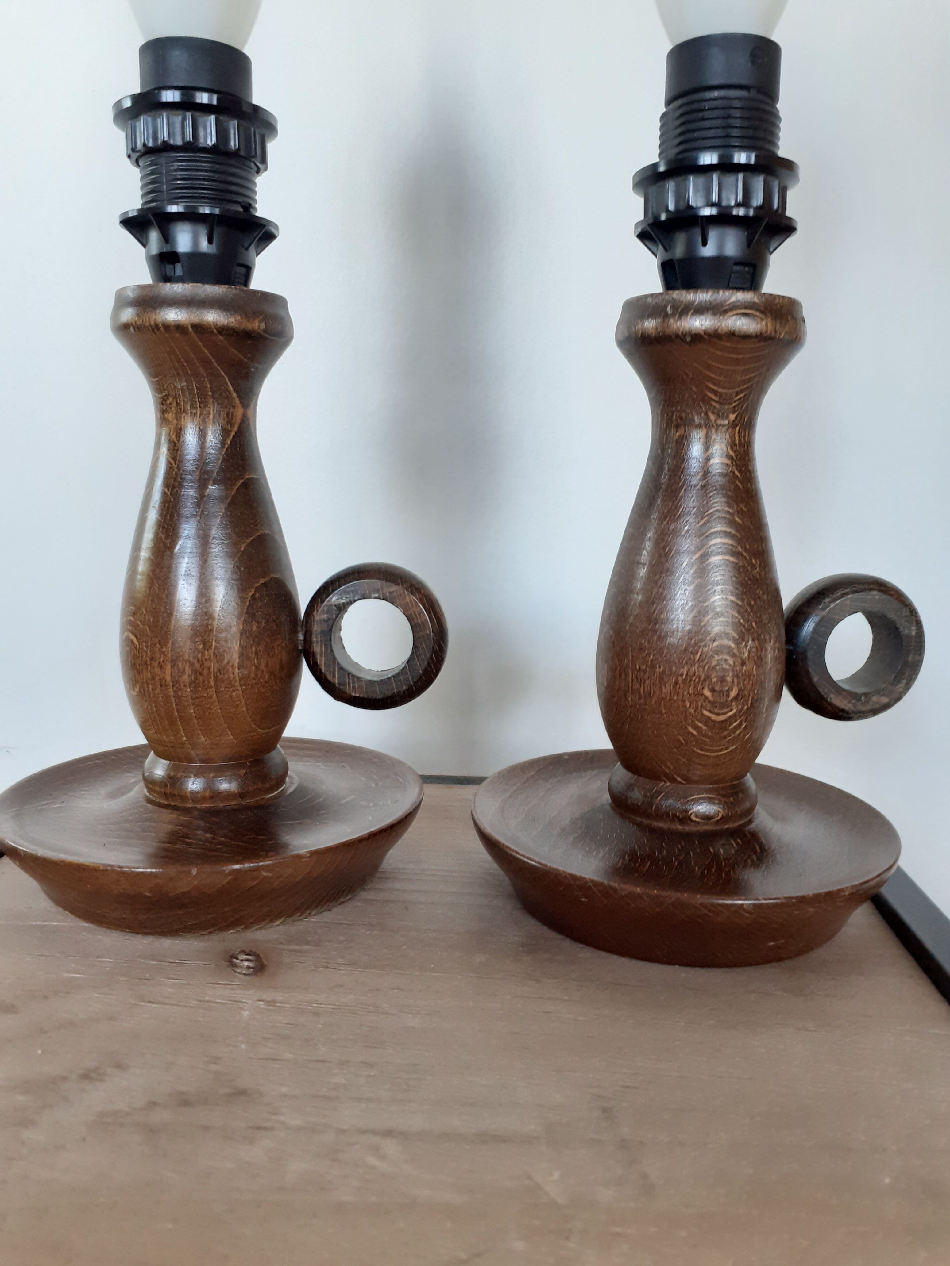 Pair of bedside lamps