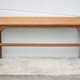 Vintage wooden console, wooden furniture, console table, interior decoration