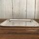 Silver metal tray