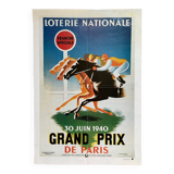 Poster Grand Prix Equestre de Paris 1940