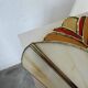 Paire applique style Art Déco verre nacre