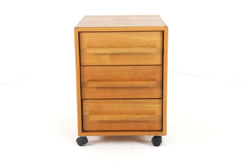 Danish chest of drawers - on wheels - mid century modern design