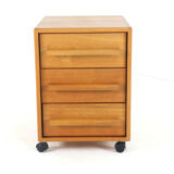 Danish chest of drawers - on wheels - mid century modern design