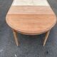 Renovated Louis Philippe round extendable dining table 110-200cm 19th century